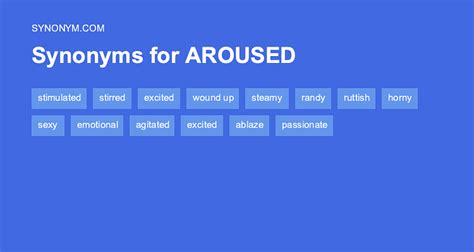 aroused synonyms|aroused antonym.